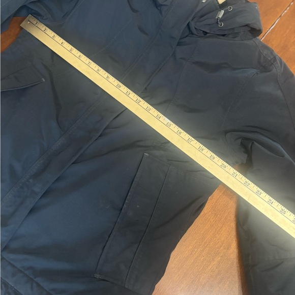 LANDS’ END Squall Small Black Hooded Waterproof Insulated Coat Jacket - Picture 5 of 10